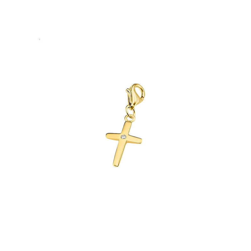 Charm Cruz Lotus Silver Plata Mujer LP3227-5/2 | 19,00 € | Joyería Flores