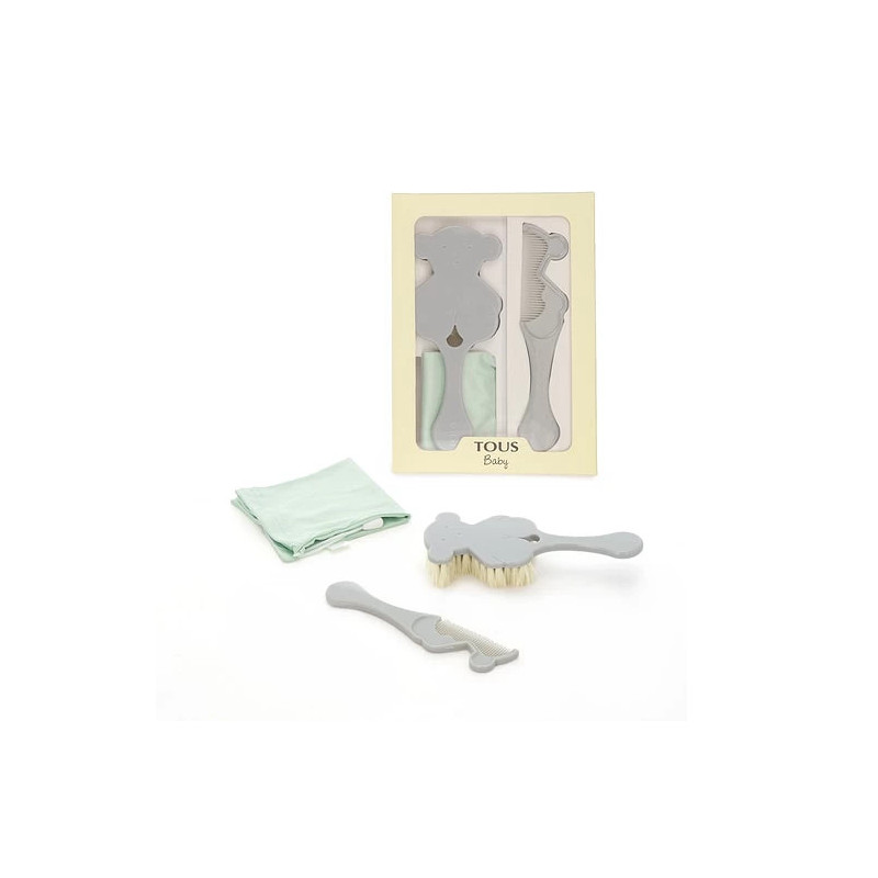 Set de cepillo y peine Tous Beauty gris 195824479 | 29,00 € | Joyería Flores