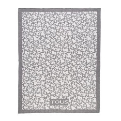 Manta Tous Kaos reversible Blanca y Gris 395821864 | 59,00 € | Joyería Flores