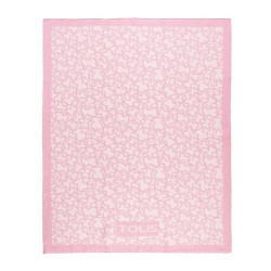 Manta Tous Kaos reversible Rosa y Fucsia 395821866 | 59,00 € | Joyería Flores