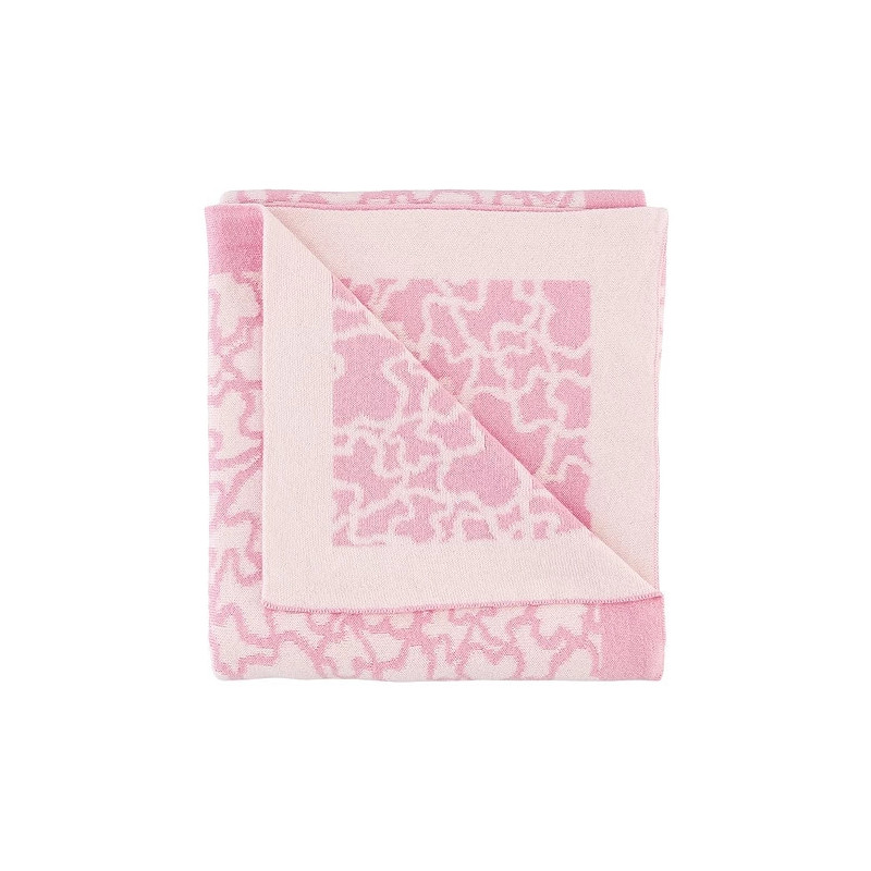 Manta Tous Kaos reversible Rosa y Fucsia 395821866 | 59,00 € | Joyería Flores
