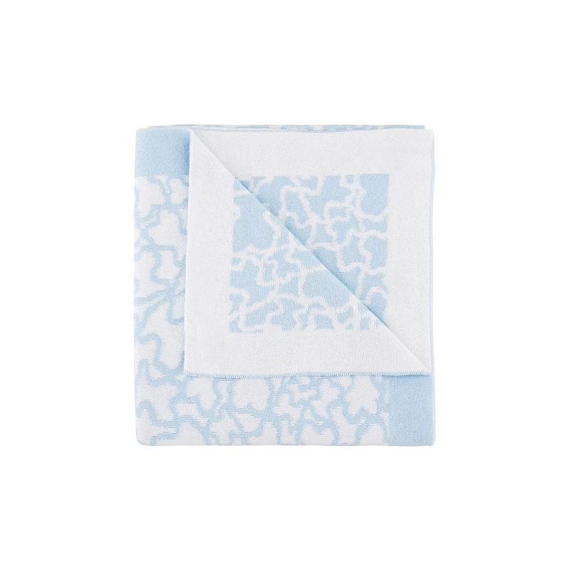 Manta Tous Kaos reversible Blanca y Azul 395821867 | 59,00 € | Joyería Flores