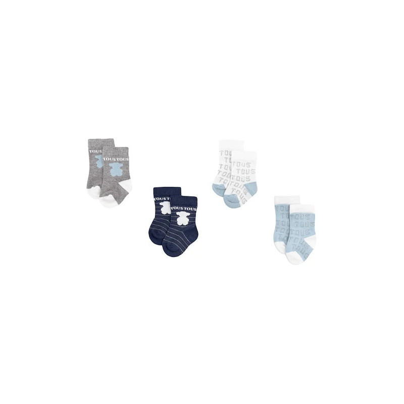 Calcetines Pack Tous 4 Sweet Socks Bebé 095820828 | 25,00 € | Joyería Flores Calcetines Pack Tous 4 Sweet Socks Bebé 095820828 | 25,00 € | Joyería Flores