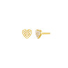 Pendientes Corazón Marea Plata Dorada D02101/AR | 17,90 € | Joyería Flores