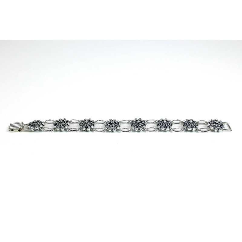 Pulsera Botón Charro en Plata de ley 006D-P8D | 78,13 € | Joyería Flores Pulsera Botón Charro en Plata de ley 006D-P8D | 78,13 € | Joyería Flores