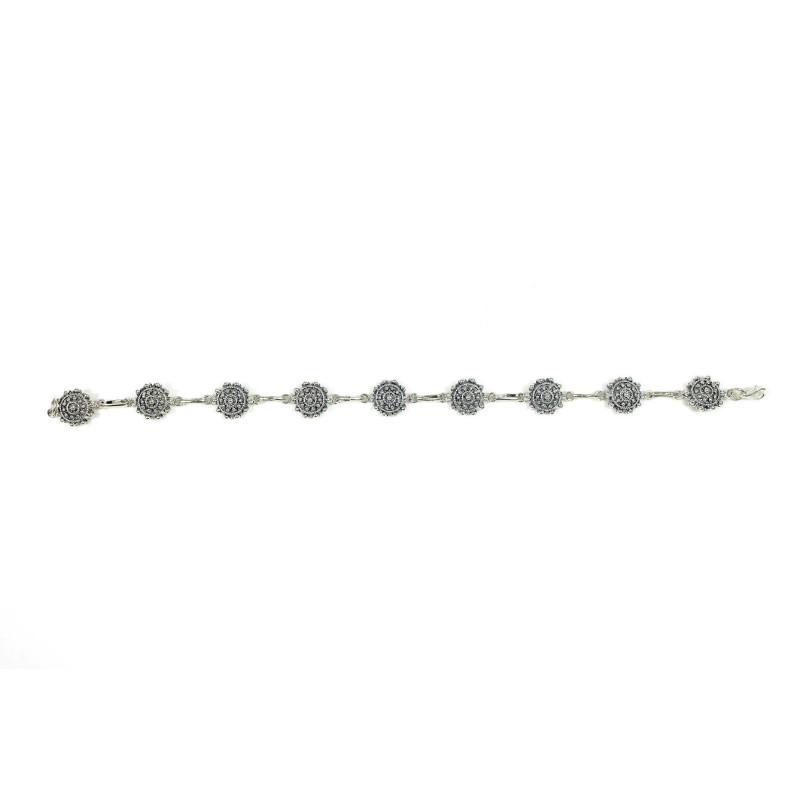 Pulsera botón charro en plata de ley 004D-P9S | 68,63 € | Joyería Flores Pulsera botón charro en plata de ley 004D-P9S | 68,63 € | Joyería Flores