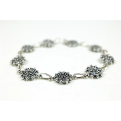 Pulsera botón charro en plata de ley 004D-P9S | 68,63 € | Joyería Flores
