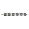 Pulsera Botón Charro en Plata de Ley 010N-P6D | 124,87 € | Joyería Flores