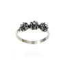 Sortija Triple Botón Charro Plata de ley BC521/0 | 9,88 € | Joyería Flores