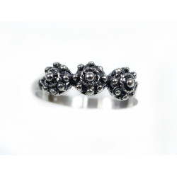 Sortija Triple Botón Charro Plata de ley BC521/0 | 9,88 € | Joyería Flores