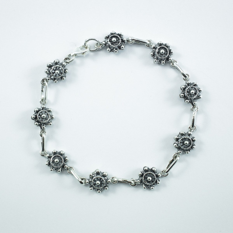 Pulsera Botón Charro Plata de Ley 002/P9S | 36,88 € | Joyería Flores Pulsera Botón Charro Plata de Ley 002/P9S | 36,88 € | Joyería Flores