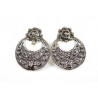 Pendientes Filigrana Botón Charro Plata F96 | 18,13 € | Joyería Flores