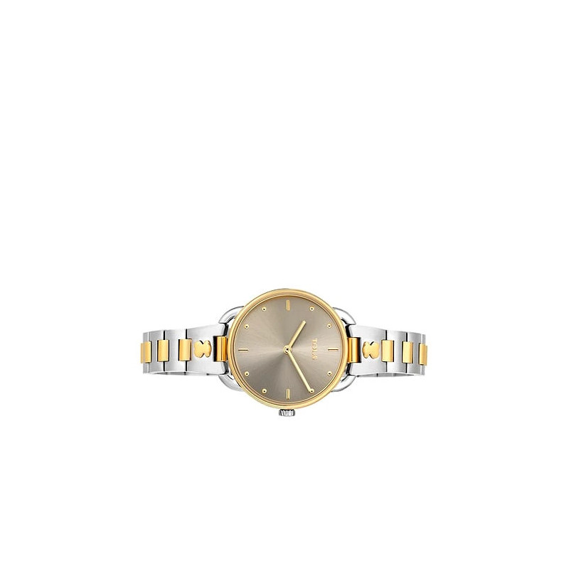 Reloj Tous Mini De Mujer En Acero Bicolor Dorado