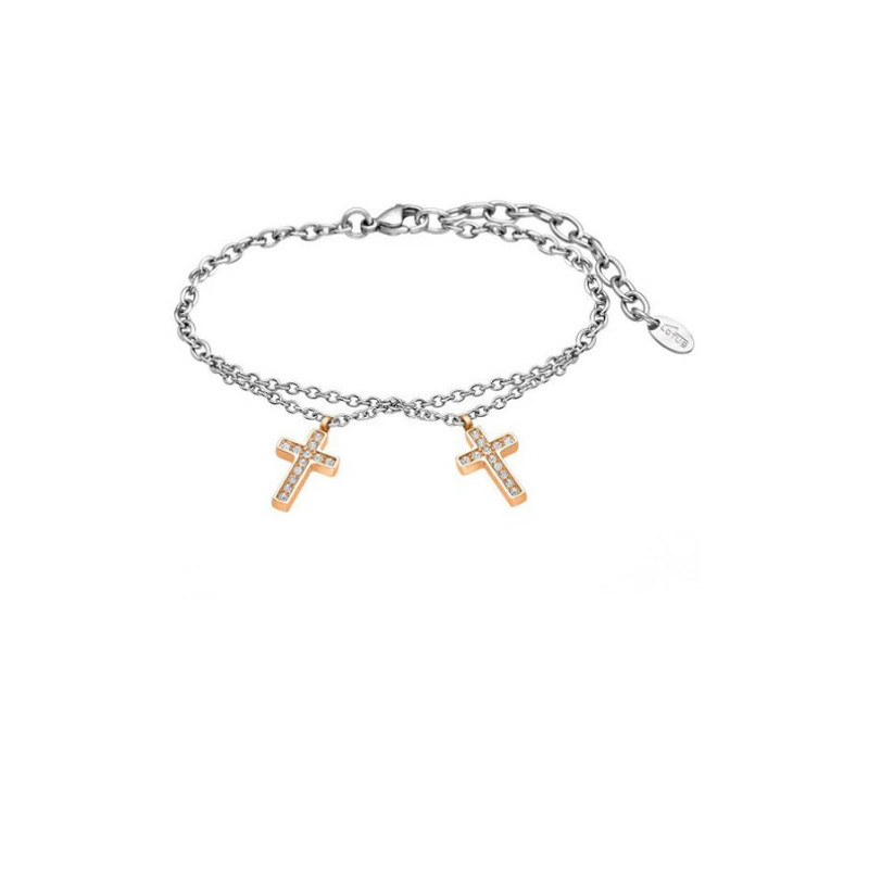 Pulsera Cruces Lotus Style Acero Mujer LS1905-2/2 | 29,00 € | Joyería Flores Pulsera Cruces Lotus Style Acero Mujer LS1905-2/2 | 29,00 € | Joyería Flores