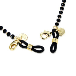 Collar Luxenter ISNA SGNX152C0100 Dorado y Negro | 14,90 € | Joyería Flores