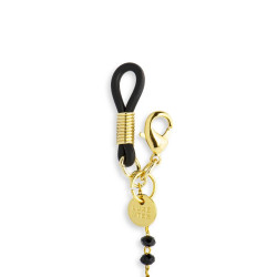 Collar Luxenter ISNA SGNX152C0100 Dorado y Negro | 14,90 € | Joyería Flores