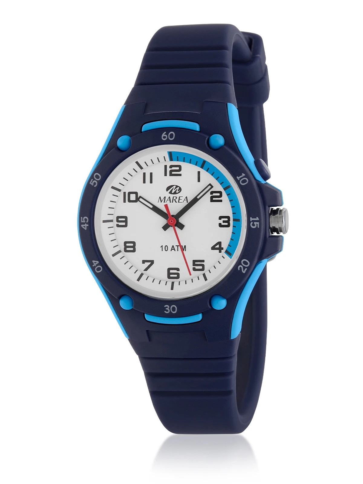 Reloj para niños de color azul, marca Marea.