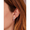 Pendientes Marea Plata Circonitas D02501/AF | 33,90 € | Joyería Flores