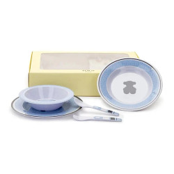 Vajilla bebé Tous Baby Feeding Celeste 595820230 | 42,00 € | Joyería Flores