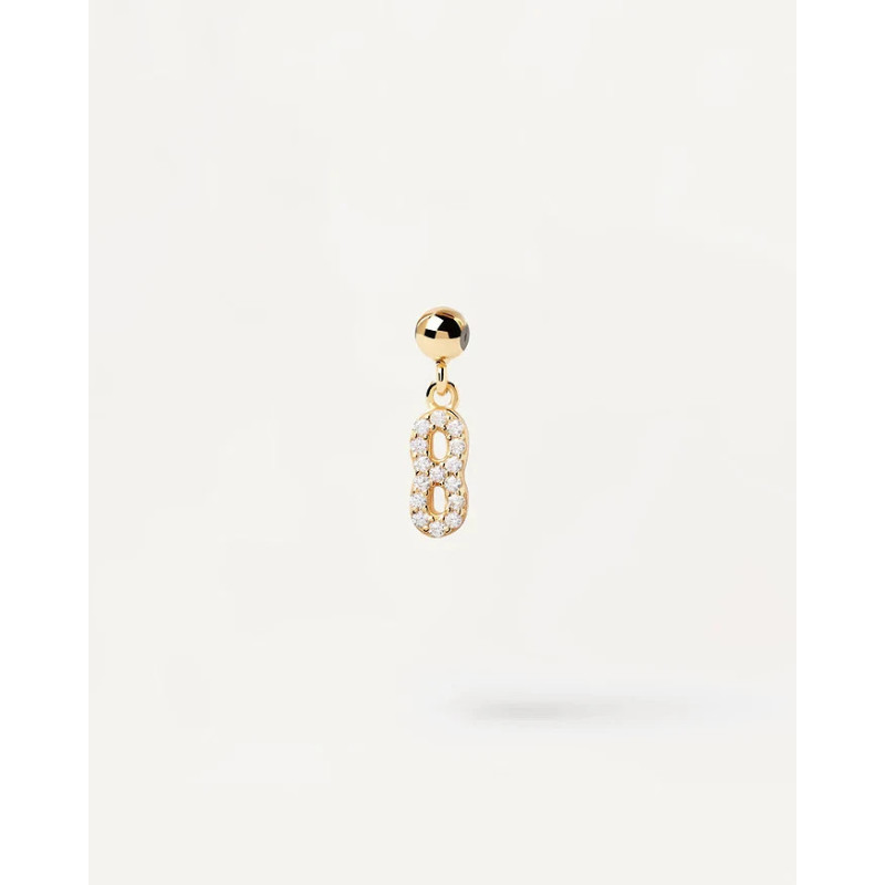 Charm PDPaola Número 8 mujer CH01-002-U | 35,00 € | Joyería Flores