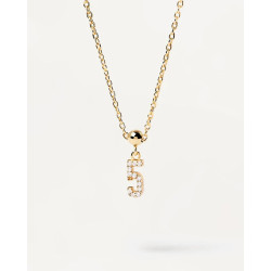 Charm PDPaola Número 5 mujer CH01-005-U | 35,00 € | Joyería Flores