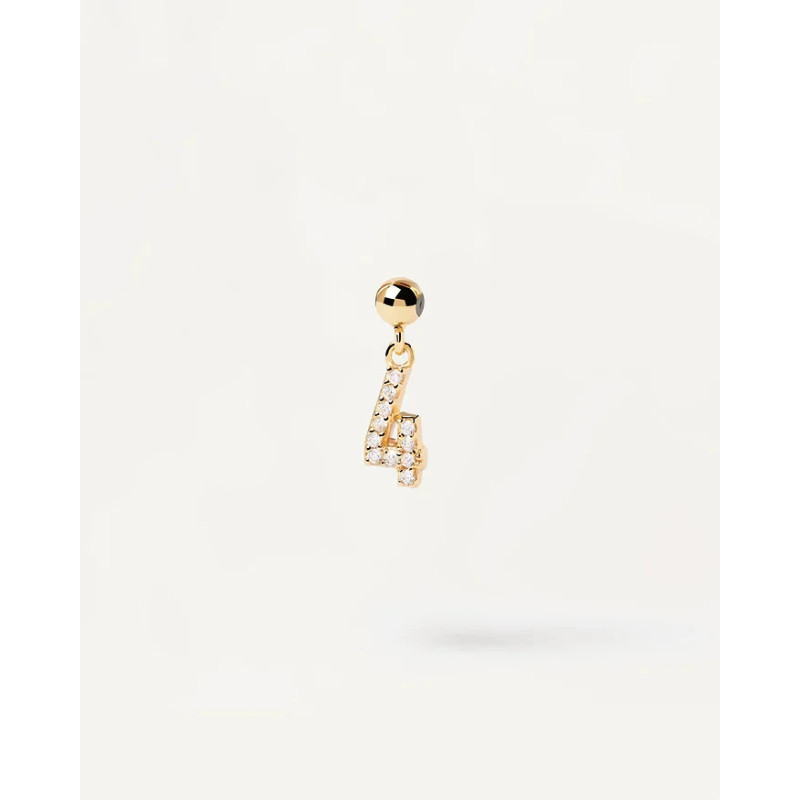 Charm PDPaola Número 4 mujer CH01-006-U | 35,00 € | Joyería Flores Charm PDPaola Número 4 mujer CH01-006-U | 35,00 € | Joyería Flores