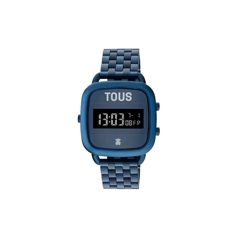 Reloj Tous Digital D-Logo Acero IP Azul 200351023 | 179,00 € | Joyería Flores