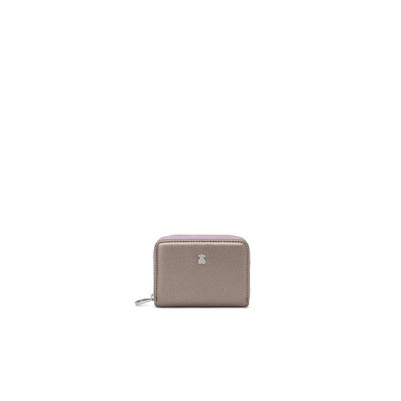 Monedero Tous New Dubai Saffiano Plateado 295901130 | 39,00 € | Joyería Flores