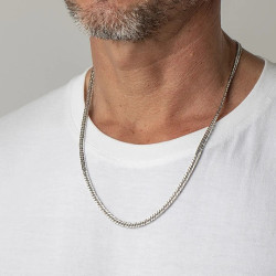 Collar Lotus Style Men in Black LS1682-1/1 | 24,00 € | Joyería Flores