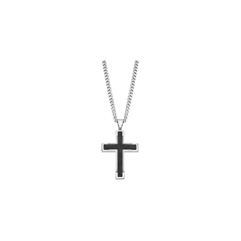 Collar Cruz Lotus Style Hombre LS2256-1/2 | 34,00 € | Joyería Flores