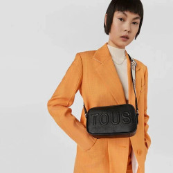 Bandolera reporter negro TOUS La Rue 395901089 | 149,00 € | Joyería Flores