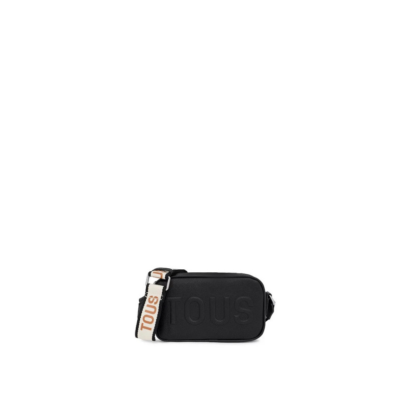 Bandolera reporter negro TOUS La Rue 395901089 | 149,00 € | Joyería Flores