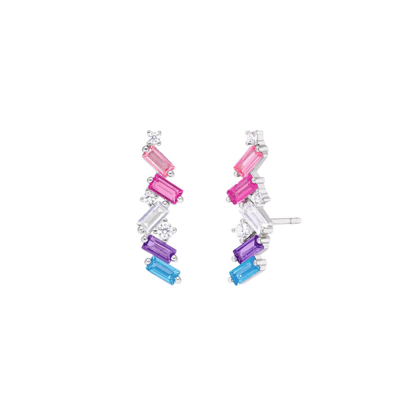 Pendiente Marea Trepador Hypnotic Plata D02801/AQ | 33,90 € | Joyería Flores