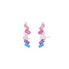 Pendiente Marea Trepador Hypnotic Plata D02801/AQ | 33,90 € | Joyería Flores