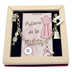Pulsera Modista ARA05 plata 7774-MINI | 69,90 € | Joyería Flores