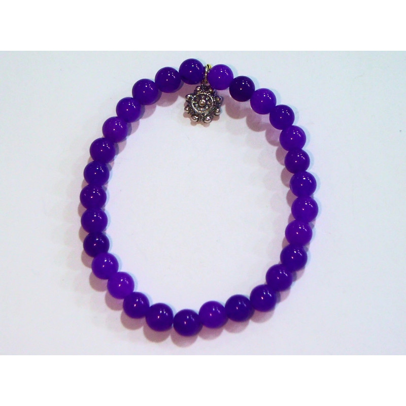 Pulsera Boton Charro Morada Elástica S1112-M | 12,44 € | Joyería Flores Pulsera Boton Charro Morada Elástica S1112-M | 12,44 € | Joyería Flores