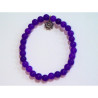Pulsera Boton Charro Morada Elástica S1112-M | 12,44 € | Joyería Flores