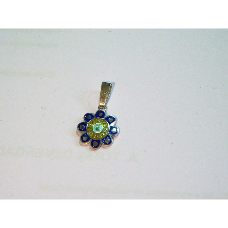Colgante Botón Charro Esmalte Azul S1670-A | 11,19 € | Joyería Flores Colgante Botón Charro Esmalte Azul S1670-A | 11,19 € | Joyería Flores
