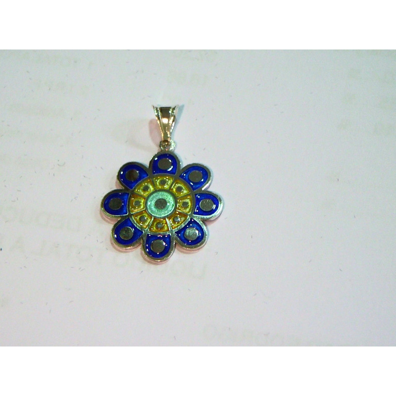 Colgante Botón Charro Esmalte Azul S1671-A | 22,44 € | Joyería Flores Colgante Botón Charro Esmalte Azul S1671-A | 22,44 € | Joyería Flores