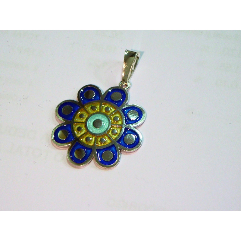 Colgante Botón Charro Esmalte Azul S1672-A | 34,94 € | Joyería Flores Colgante Botón Charro Esmalte Azul S1672-A | 34,94 € | Joyería Flores