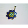 Colgante Botón Charro Esmalte Azul S1672-A | 34,94 € | Joyería Flores