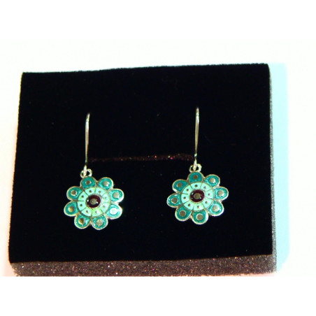 Charro Pendientes Hippie Charros Esmalte Turquesa S1675-T S1675-T Olidjoya Charro Pendientes Hippie Charros Esmalte Turquesa S1675-T S1675-T Olidjoya