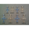 Colgante Cruz Botón Charro Plata de Ley S1448 | 22,44 € | Joyería Flores