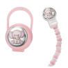 Set Pinza + PortaChupetes Elefante Rosa 75136RA | 28,90 € | Joyería Flores