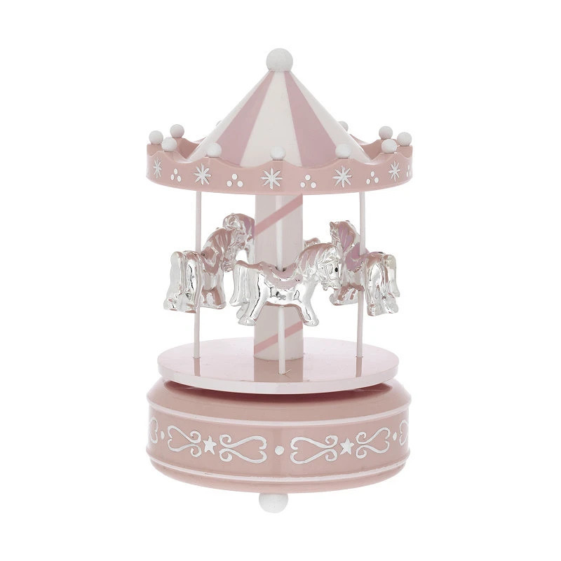Carrusel Rosa Caballos Plateados B4200R | 34,90 € | Joyería Flores Carrusel Rosa Caballos Plateados B4200R | 34,90 € | Joyería Flores
