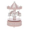 Carrusel Rosa Caballos Plateados B4200R | 34,90 € | Joyería Flores