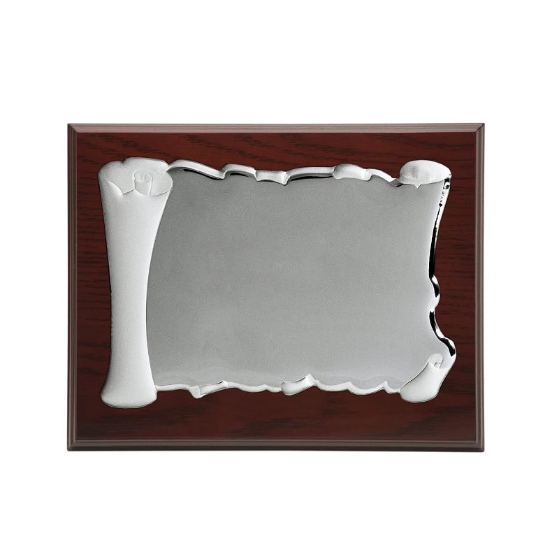 Placa Plata Bilaminada Pergamino P-2030/2B | 73,50 € | Joyería Flores Placa Plata Bilaminada Pergamino P-2030/2B | 73,50 € | Joyería Flores
