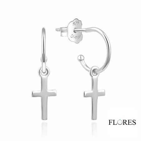 Pendientes Aros Plata Cruz 2140465 2140465 Di Plata Pendientes Aros Plata Cruz 2140465 2140465 Di Plata
