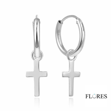 Pendientes Aros Plata Cruces 2140512 2140512 Di Plata Pendientes Aros Plata Cruces 2140512 2140512 Di Plata