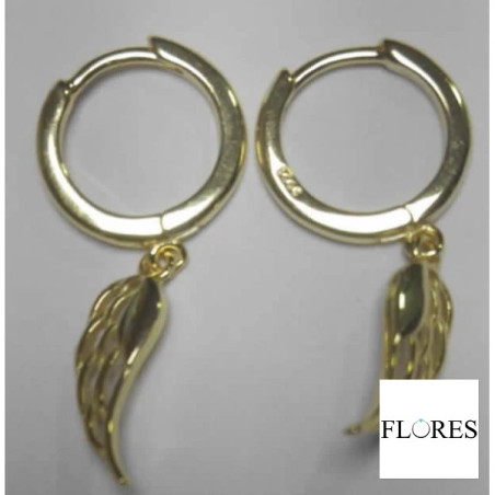 Pendientes Aros Plata Alas Dorados 2140545/Y 2140545/Y Di Plata Pendientes Aros Plata Alas Dorados 2140545/Y 2140545/Y Di Plata
